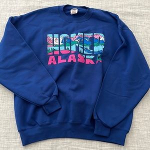 Vintage Homer Alaska crew neck sweatshirt